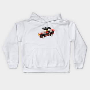 Brick Number 2 Race Car Kids Hoodie